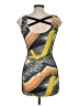 Bershka Graphic Gray Cocktail Dress Size M - photo 2