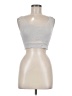 Bebe Silver Tank Top Size M - photo 1