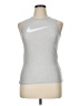 Nike 100% Polyester Silver Active Tank Size XL - photo 1