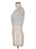 Bebe Silver Tank Top Size M - photo 5