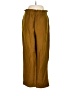 The Fold Gold Linen Pants Size 8 - photo 1