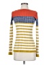 Poof! Color Block Orange Pullover Sweater Size S - photo 1