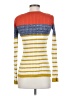 Poof! Color Block Orange Pullover Sweater Size S - photo 2