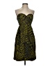 Maple Graphic Green Cocktail Dress Size 2 - photo 1