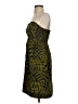 Maple Graphic Green Cocktail Dress Size 2 - photo 5