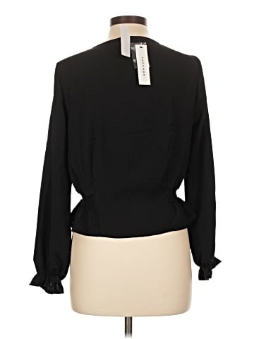 Topshop Long Sleeve Blouse (view 2)