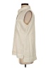 Ann Taylor Ivory Sleeveless Button-Down Shirt Size S - photo 5