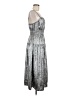 Old Navy 100% Polyester Metallic Silver Casual Dress Size M - photo 4