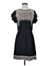 Madewell 100% Silk Argyle Black Casual Dress Size 4 - photo 1