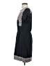 Madewell 100% Silk Argyle Black Casual Dress Size 4 - photo 5