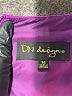 DN Design Solid Purple Cocktail Dress Size 14 - photo 7
