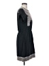 Madewell 100% Silk Argyle Black Casual Dress Size 4 - photo 4