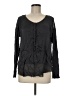 Go Silk Black Long Sleeve Blouse Size M - photo 1
