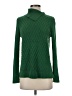 Lands' End 100% Cotton Green Turtleneck Sweater Size S - photo 1