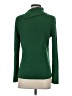 Lands' End 100% Cotton Green Turtleneck Sweater Size S - photo 2