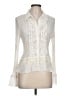 Sunny Leigh 100% Polyester Ivory Long Sleeve Blouse Size L - photo 1