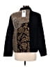 Allure 100% Polyester Paisley Black Jacket Size M - photo 2