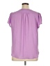 Fun2Fun 100% Polyester Purple Short Sleeve Blouse Size XL - photo 2
