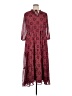Tinsel 100% Polyester Paisley Burgundy Casual Dress Size XL (petite) - photo 1