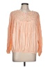 Lovestitch 100% Rayon Orange Long Sleeve Blouse Size L - photo 1