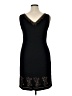 Jessica 100% Polyester Black Cocktail Dress Size 14 - photo 2