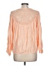 Lovestitch 100% Rayon Orange Long Sleeve Blouse Size L - photo 2