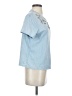 Maje Blue Short Sleeve Top Size Sm (1) - photo 4
