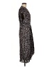 Isabel Animal Print Black Casual Dress Size M - photo 4