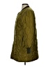 Tory Burch 100% Polyester Argyle Green Coat Size S - photo 5