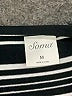 Soma Stripes Black Casual Dress Size M - photo 7