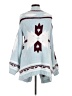 Blue Rain 100% Polyester Blue Cardigan Size M - photo 2