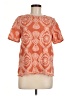 Eri + Ali Orange Short Sleeve Blouse Size M - photo 1