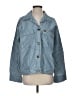Brixton 100% Cotton Stripes Blue Denim Jacket Size S - photo 1