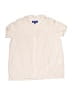 Maison Me Stripes Ivory Short Sleeve Button-Down Shirt Size 6 - photo 1