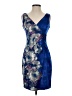 Donna Ricco Blue Cocktail Dress Size 4 (petite) - photo 1