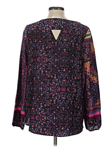 August Silk Long Sleeve Blouse (view 2)