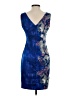 Donna Ricco Blue Cocktail Dress Size 4 (petite) - photo 2