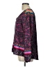August Silk 100% Polyester Purple Long Sleeve Blouse Size L - photo 5
