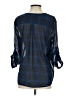 Gap Outlet 100% Polyester Blue 3/4 Sleeve Blouse Size S - photo 2
