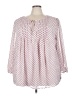 Tommy Hilfiger 100% Polyester Pink 3/4 Sleeve Blouse Size 3X - photo 1