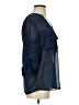 Gap Outlet 100% Polyester Blue 3/4 Sleeve Blouse Size S - photo 4