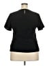 Covington 100% Polyester Black Short Sleeve Top Size 18 - photo 2