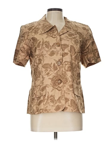 Leslie Fay Short Sleeve Blouse (view 1)