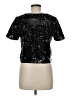 Scoop 100% Polyester Black Short Sleeve Top Size M - photo 2