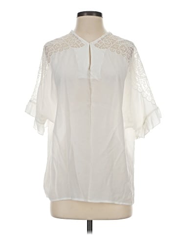 Sandro Short Sleeve Blouse (view 1)
