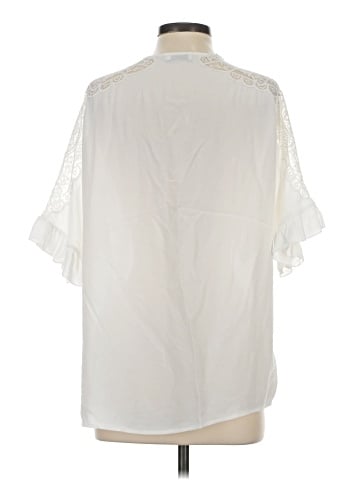 Sandro Short Sleeve Blouse (view 2)