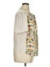Tiny 100% Rayon Floral Ivory Short Sleeve Blouse Size XL - photo 4