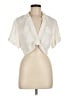 Dynamite 100% Polyester Ivory Short Sleeve Blouse Size M - photo 1