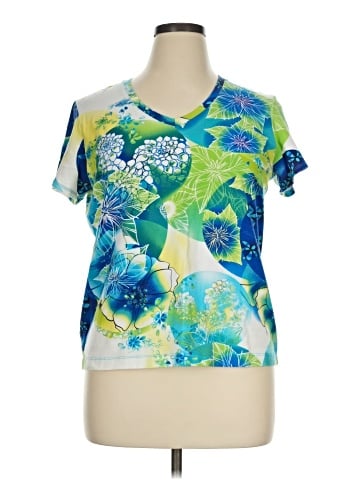 Chico's Short Sleeve Blouse (view 1)