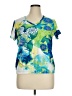 Chico's Blue Short Sleeve Blouse Size XL (3) - photo 1